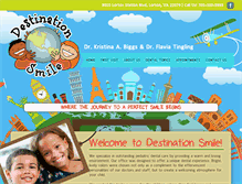 Tablet Screenshot of destination-smile.com